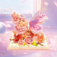 BloomBook – Romantisch & Creatief – 3D Bloemenboek met Rozen en Vlinders | Educatief Speelgoed