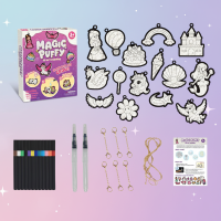 Magic Puff Paint – Creatief & Interactief – Knutsel Set met magische schuimtextuur Prinses | Educatief Speelgoed