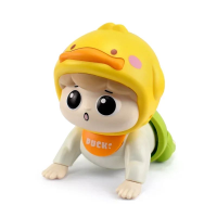 HappySteps – Muziek & Beweging – Kruipende Baby Pop Geel | Educatief Speelgoed