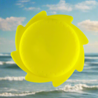 SplashDisk – Zomer & Leuk – Siliconen Water Frisbee Geel A | Educatief Speelgoed