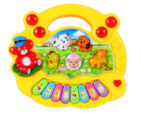 Kids Musical Piano™   Muzikale Dierenpret   Speelgoedpiano Geel | Educatief Speelgoed