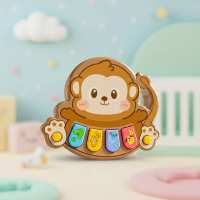 KinderKeys– Educatief & Speels – Muzikaal Dierenpiano Aap | Educatief Speelgoed
