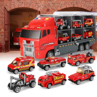 MegaMover – Realistisch & Leuk – Container Truck Brandweerwagen | Educatief Speelgoed