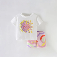 SunnyBloom – Zomer & Schattig – Matchende Zomerset Zonneschijnpatroon / 100 (2 3 jaar) | Educatief Speelgoed