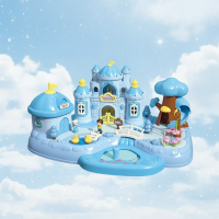 Magnetic Princess Castle – Creatief & Magisch – Magnetisch Poppenhuis Speelset Koninklijk Paleis   Blauw | Educatief Speelgoed