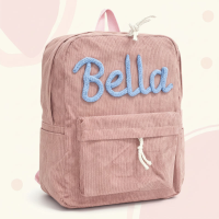 Kids Backpack – Gepersonaliseerde Rugzak voor Kinderen Roze Blauw | Educatief Speelgoed