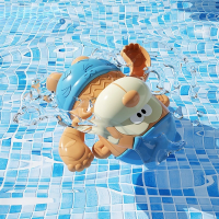 Clockwork Monkey Toy – Speels & Waterplezier – Opwindbaar Badspeeltje Blauw | Educatief Speelgoed