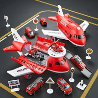 MiniAirBase – Interactief & Educatief – Vliegveld Speelset Met Voertuigen Rood | Educatief Speelgoed