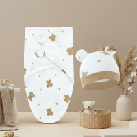 SnuggleBear – Zachte & Warme – Baby Wikkel Deken Beer | Educatief Speelgoed