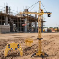 CranePro – Interactief & Realistisch – RC Torenkraan Speelgoed | Educatief Speelgoed