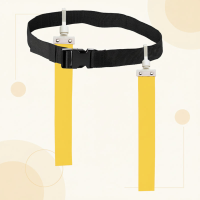 SportTag – Actief & Sportief – Vlag Tailleband voor Teams Geel | Educatief Speelgoed