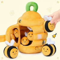 JungleHive – Speels & Leren – Sensorische Knuffel in het Bos Bijenkorf | Educatief Speelgoed