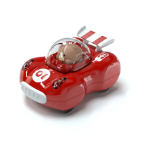 Push Car™ – Flitsend Raceplezier – Speelgoedauto Rood | Educatief Speelgoed