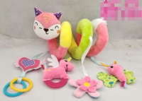 Baby Mobile Snake™   Voor aan de kinderwagen of autostoeltje   Grijpspeelgoed Roze Poes | Educatief Speelgoed