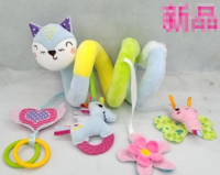 Baby Mobile Snake™   Voor aan de kinderwagen of autostoeltje   Grijpspeelgoed Blauw Poes | Educatief Speelgoed