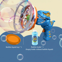 BubbleBoom – Stoer & Muzikaal – Dino Bubbelmachine Blauwe megabellen | Educatief Speelgoed