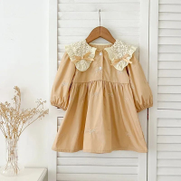 Mini Fashion™   Sprookjes & Stijl   Baby Jurkje Kaki / 90  (2 3 Jaar) | Educatief Speelgoed
