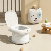TravelPotty – Compact & Hygiënisch – Draagbaar Kinder Toilet Grijs | Educatief Speelgoed