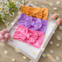 Mini Fashion – Modieus & Zacht – Kinder Strik Haarbanden Herfstsfeer (Oranje Geel Roodachtig) | Educatief Speelgoed