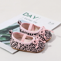 TinyStyle – Schattig & Elegant – Baby Meisjes Schoentjes met Luipaardprint Roze / 18 (12–18 maanden) | Educatief Speelgoed