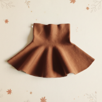 Girls Knitted Skirt – Comfort & Stijl – Kinder Rok Bruin / Klassiek / 110 (2–3 jaar) | Educatief Speelgoed