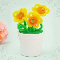 CraftBloom – Kleurrijk & Creatief – DIY Bloempot Knutselset Lentebloemen | Educatief Speelgoed