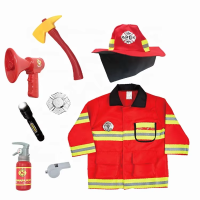 DreamRole – Educatief & Leuk – Kinder Rollenspel Verkleedkleding Brandweerman / Universeel (3 7 jaar) | Educatief Speelgoed