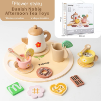 Woods – Simpel & Charmant – Houten Theeset voor Kinderen Bloemen | Educatief Speelgoed