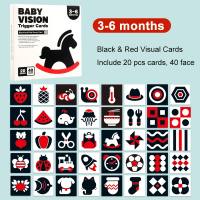 Baby Vision™ – Kijkpret Moment – Baby Activeringskaarten 3 6 maanden | Educatief Speelgoed