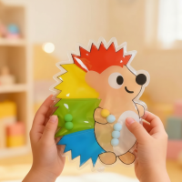 Squishy Bead Maze – Sensorisch & Ontspannend – Fidget Speelgoed Egel | Educatief Speelgoed