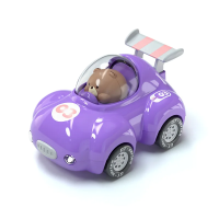 Push Car™ – Flitsend Raceplezier – Speelgoedauto Paars | Educatief Speelgoed