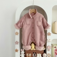 CozyNest – Knus & Modieus – Dikke Winterromper met Capuchon Roze / 73 (3 6 maanden) | Educatief Speelgoed