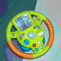Toy Steering Wheel™    Mini Stuurtjes, Maxi Plezier   Speelgoed Stuurwiel Groen | Educatief Speelgoed
