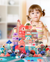 BuildJoy – Educatief & Leuk – Houten Bouwblokken in de Stad | Educatief Speelgoed