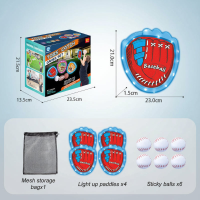 FlexiCatch – Zacht & Speels – Sticky Sportballen Softbal / Blauw / 6 | Educatief Speelgoed