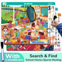 Search and Find Game – Leren & Speels – Activiteiten Boek School | Educatief Speelgoed