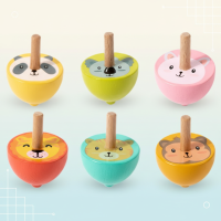 ColorSpin – Houten & Speels – Houten Fidget Tol Dieren (gekleurd) | Educatief Speelgoed