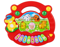 Kids Musical Piano™   Muzikale Dierenpret   Speelgoedpiano Rood | Educatief Speelgoed