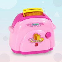 Pretend Play Kitchen Set – Creatief & Rollenspel – Keuken Speelgoed Broodbakmachine / Roze | Educatief Speelgoed