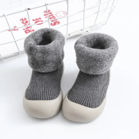 Mini Fashion™   Warm & Zacht   Anti Slip Sokken Grijs / 24 (1.5 2 Jaar) | Educatief Speelgoed