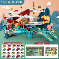 JurassicRun – Stoer & Leerzaam – Dino Racebaan met Auto’s 20 auto's | Educatief Speelgoed