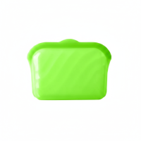 MealSaver – Praktisch & Herbruikbaar – Siliconen Bewaarzak voor Voedsel Groen / Klein | Educatief Speelgoed