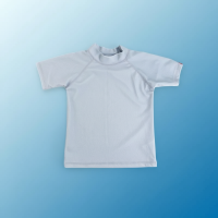 SunnyGuard – Zomers & Beschermend – Anti UV Kinder Zwemshirt met Korte Mouwen 150 (10–11 jaar) / Grijs | Educatief Speelgoed