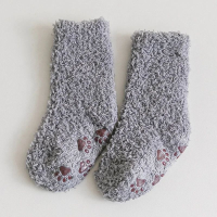 SnuggleBoo – Warm & Zacht – Fleece Babysokken Grijs / S (0 – 2 jaar) | Educatief Speelgoed