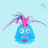 Yellie – Grappig & Interactief – Monster Stressspeeltje Blauw | Educatief Speelgoed