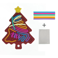 Xmas Tree Fidget Toy™   Compact, Kerstig & Leuk   Siliconen Fidget Kerstboom Bruin | Educatief Speelgoed