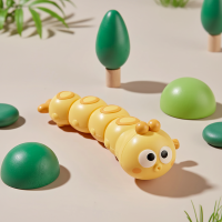 Wind Up Caterpillar – Speels & Bewegend – Kruip Speelgoed Geel | Educatief Speelgoed