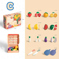 Fruitigo – Leren & Spelen – Montessori Fruitsnijset C | Educatief Speelgoed