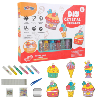 Pendant Craft Set™   Kunst met een magisch vleugje   DIY Hangerset Ijsjes | Educatief Speelgoed