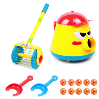 Push Cleaner Toy™   Maak opruimen een feest   Stofzuiger set Push Cleaner Toy™ + Ballenwerper (incl. 10 Ballen) | Educatief Speelgoed